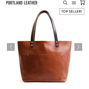 Portland Leather Goods Leather Tote Bag